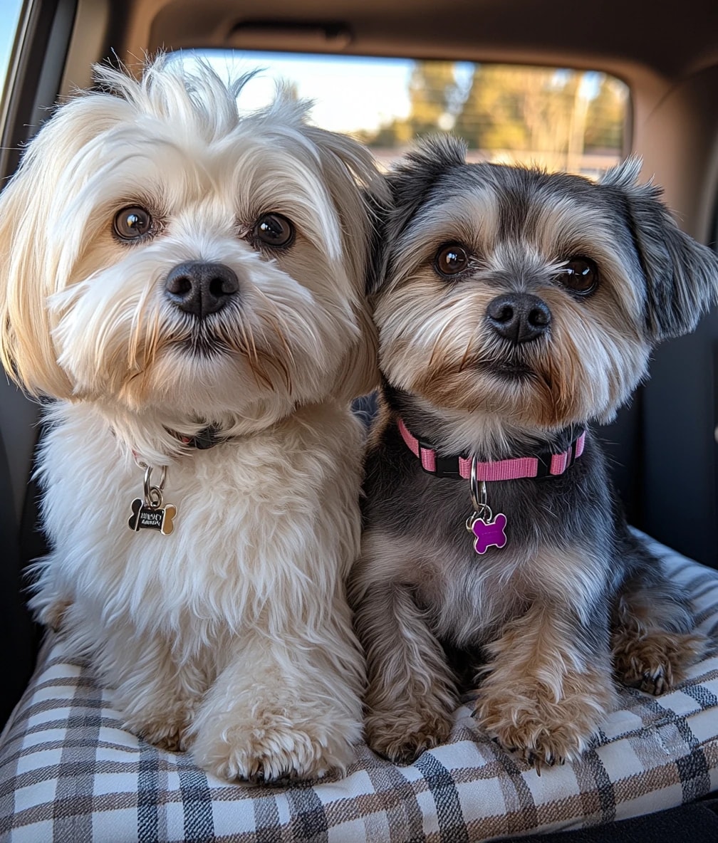 dog in pet taxi