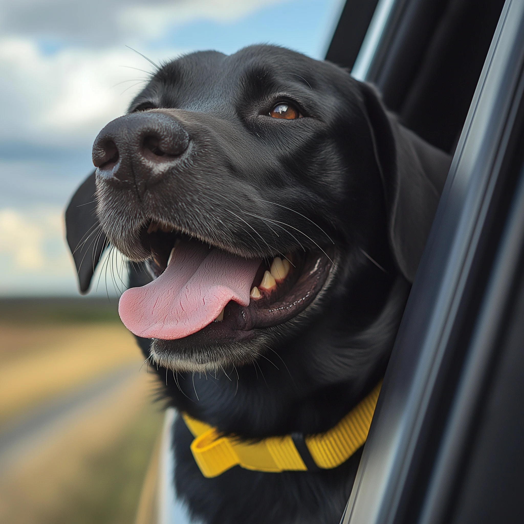 dog in pet taxi Europe