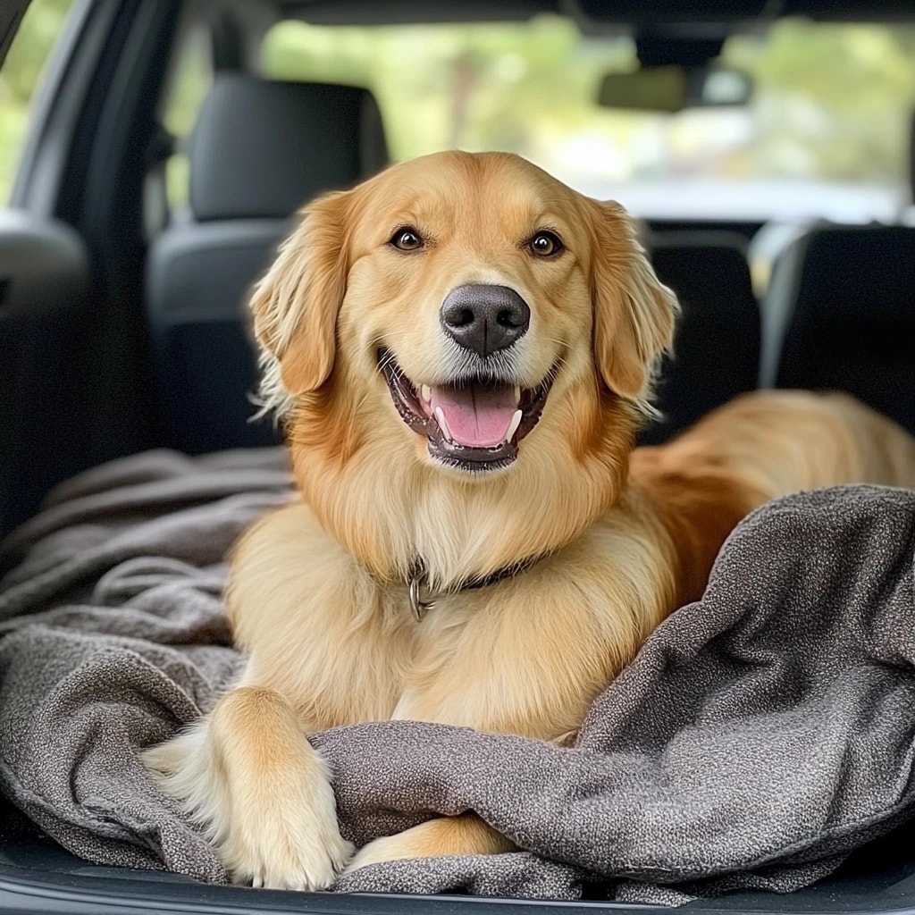Dog in Pet Taxi
