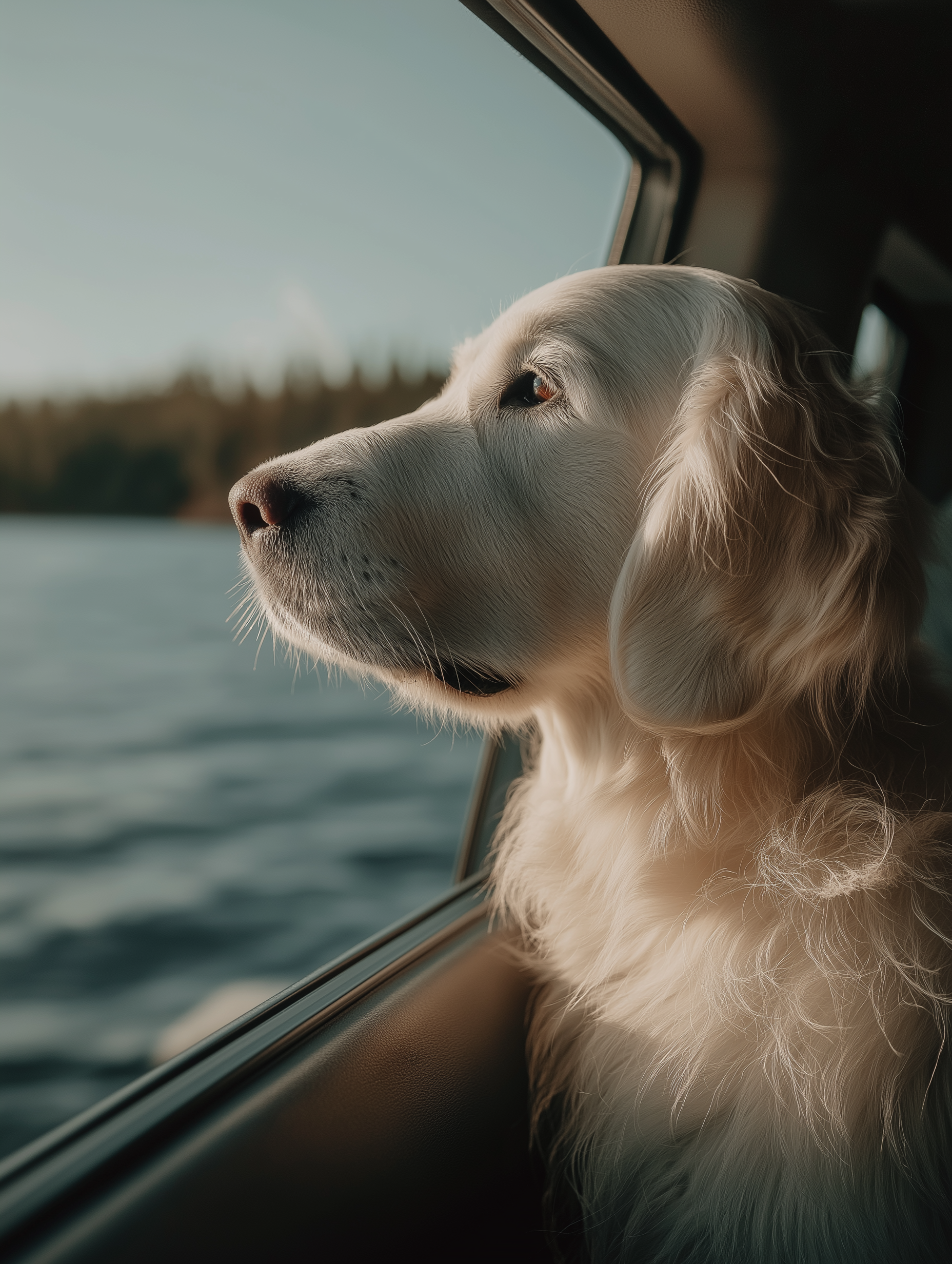 Dog in Pet Taxi